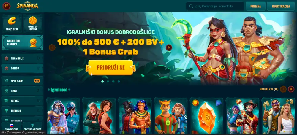 spinanga spletna stranica